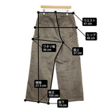 FIFTH GENERAL STORE Distressed Double Knee Pants サイズM 100-FGS-251002 パンツ チャコールグレー系 カーキ系 メンズ フィフスジェネラルストア【中古】6-0509G♪
