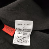 Haat ISSEY MIYAKE リネン 染め ベルト付き HA61FT602 Vネック ワンピース イエロー ブラック レディース ハートイッセイミヤケ【中古】6-0509S♪
