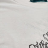 HUG O WaR The Silver Jubilee カリグラフィーロングT 25執念記念 長袖Ｔシャツ カットソー ロンＴ ホワイト レディース ハグオーワー【中古】6-0509M♪