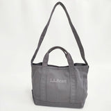 L.L.Bean/green label relaxing グローサリー トートバッグ M 521807 ショルダーバッグ グレー ユニセックス エルエルビーン/グリーンレーベルリラクシング【中古】6-0709G∞