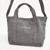 L.L.Bean/green label relaxing グローサリー トートバッグ M 521807 ショルダーバッグ グレー ユニセックス エルエルビーン/グリーンレーベルリラクシング【中古】6-0709G∞