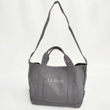 L.L.Bean/green label relaxing 新品 グローサリー トートバッグ M 521807 ショルダーバッグ グレー ユニセックス エルエルビーン/グリーンレーベルリラクシング【中古】6-0709G∞