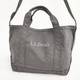 L.L.Bean/green label relaxing 新品 グローサリー トートバッグ M 521807 ショルダーバッグ グレー ユニセックス エルエルビーン/グリーンレーベルリラクシング【中古】6-0709G∞