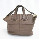 GIVENCHY ナイチンゲール 2WAY レザー ショルダーバッグ トートバッグ ブラウン レディース ジバンシィ【中古】6-0709G∞