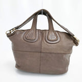 GIVENCHY ナイチンゲール 2WAY レザー ショルダーバッグ トートバッグ ブラウン レディース ジバンシィ【中古】6-0709G∞