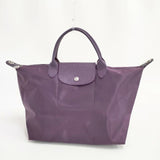 Longchamp ル プリアージュ ネオ M トートバッグ パープル レディース ロンシャン【中古】6-0705G∞