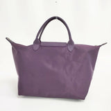 Longchamp ル プリアージュ ネオ M トートバッグ パープル レディース ロンシャン【中古】6-0705G∞