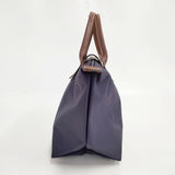 Longchamp ル プリアージュ S トートバッグ パープル ブラウン レディース ロンシャン【中古】6-0705G∞