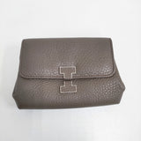 IACUCCI アバ ウォレット CERVO レザー 牛革 財布 グレージュ レディース イアクッチ【中古】6-0509G♪