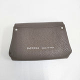 IACUCCI アバ ウォレット CERVO レザー 牛革 財布 グレージュ レディース イアクッチ【中古】6-0509G♪