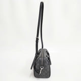 COACH ミニ・ベネット・サッチェル シグネチャー F32203 2way ボストンバッグ クロ チャコールグレー レディース コーチ【中古】6-0518G◎