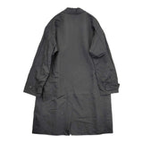 45R/45rpm コットンリネンチノCOAT 定価75900円 サイズ2 ステンカラーコート ブラック レディース フォーティーファイブアールピーエム【中古】6-0612M♪