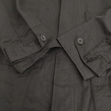 45R/45rpm コットンリネンチノCOAT 定価75900円 サイズ2 ステンカラーコート ブラック レディース フォーティーファイブアールピーエム【中古】6-0612M♪