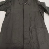 45R/45rpm コットンリネンチノCOAT 定価75900円 サイズ2 ステンカラーコート ブラック レディース フォーティーファイブアールピーエム【中古】6-0612M♪