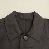 45R/45rpm コットンリネンチノCOAT 定価75900円 サイズ2 ステンカラーコート ブラック レディース フォーティーファイブアールピーエム【中古】6-0612M♪