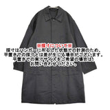 45R/45rpm コットンリネンチノCOAT 定価75900円 サイズ2 ステンカラーコート ブラック レディース フォーティーファイブアールピーエム【中古】6-0612M♪