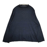 45R/45rpm 超ガーゼ インディゴ ハイネック コットン セーター ニット ネイビー レディース フォーティーファイブアールピーエム【中古】6-0619M♪