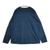 45R/45rpm R45 天竺の908長袖オーシャンTシャツ インディゴ 長袖Ｔシャツ カットソー ロンＴ ネイビー レディース フォーティーファイブアールピーエム【中古】6-0619M♪