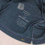45R/45rpm R45 天竺の908長袖オーシャンTシャツ インディゴ 長袖Ｔシャツ カットソー ロンＴ ネイビー レディース フォーティーファイブアールピーエム【中古】6-0619M♪