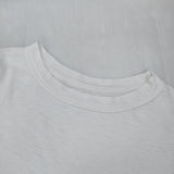 45R/45rpm 天竺の45星Tシャツ サイズ2 長袖Ｔシャツ カットソー ロンＴ ホワイト レディース フォーティーファイブアールピーエム【中古】6-0813M∞