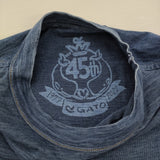45R/45rpm 45年ものがたり45星Tシャツ かちん インディゴ サイズ3 半袖Ｔシャツ カットソー ネイビー レディース フォーティーファイブアールピーエム【中古】6-0626S♪