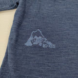 45R/45rpm 45年ものがたり45星Tシャツ かちん インディゴ サイズ3 半袖Ｔシャツ カットソー ネイビー レディース フォーティーファイブアールピーエム【中古】6-0626S♪