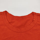 45R/45rpm コットン 無地 サイズ2 日本製 半袖Ｔシャツ カットソー レッド レディース フォーティーファイブアールピーエム【中古】6-0607S♪