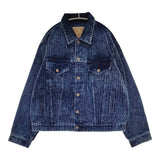 UNUSED US2446 Corduroy jacket サイズ2 定価50600円 染め加工 コーデュロイ ジャケット 24AW インディゴ ブルー メンズ アンユーズド【中古】6-0925T♪