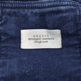 UNUSED US2446 Corduroy jacket サイズ2 定価50600円 染め加工 コーデュロイ ジャケット 24AW インディゴ ブルー メンズ アンユーズド【中古】6-0925T♪
