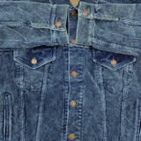 UNUSED US2446 Corduroy jacket サイズ2 定価50600円 染め加工 コーデュロイ ジャケット 24AW インディゴ ブルー メンズ アンユーズド【中古】6-0925T♪