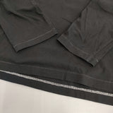 Yohji Yamamoto POUR HOMME HH-T03-077 サイズ3 ステッチ 長袖Ｔシャツ カットソー ロンＴ ブラック メンズ ヨウジヤマモトプールオム【中古】6-0509M♪