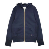 MICA & DEAL 度詰裏毛パーカー D14A0009-3 サイズ38 ダブルジップ パーカー ネイビー レディース マイカ＆ディール【中古】6-1017M∞