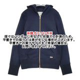 MICA & DEAL 度詰裏毛パーカー D14A0009-3 サイズ38 ダブルジップ パーカー ネイビー レディース マイカ＆ディール【中古】6-1017M∞