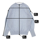 INED カシミヤブレンドニット 定価19900円 7134170021 サイズ9 セーター ニット ライトブルー レディース イネド【中古】6-1017T∞