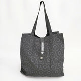 MARY QUANT 折り畳み エコバッグ クロ グレー レディース マリークヮント【中古】6-0521G◎