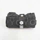 MARY QUANT 折り畳み エコバッグ クロ グレー レディース マリークヮント【中古】6-0521G◎