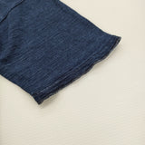 umii 908/45R/45rpm インディゴ染め 日本製 半袖Ｔシャツ カットソー ネイビー レディース ウミフォーティーファイブアールピーエム【中古】6-0531S♪