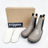 trippen Chelsea サイズ36 サイドゴア ブーツ グレージュ レディース トリッペン【中古】6-0511G◎
