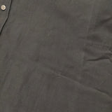 YLEVE COTTON RAYON BROAD LONG SHIRT ギャザー バンドカラーシャツドレス ワンピース 21AW ブラック レディース イレーヴ【中古】6-0721M♪