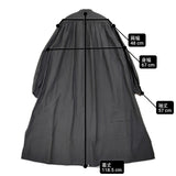 YLEVE COTTON RAYON BROAD LONG SHIRT ギャザー バンドカラーシャツドレス ワンピース 21AW ブラック レディース イレーヴ【中古】6-0721M♪