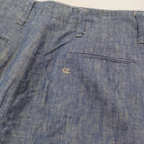 45R/45rpm ダンガリーデニムバックリパンツ サイズ2 パンツ ブルー レディース フォーティーファイブアールピーエム【中古】6-0721M♪