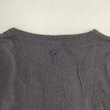 EUROPEAN CULTURE イタリア製 コットンストレッチ 製品染め ROYAL DYE 長袖Ｔシャツ カットソー ロンＴ グレー レディース ヨーロピアンカルチャー【中古】6-0819M∞