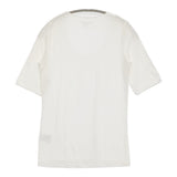 FILATURES DU LION superwashed E11/003 サイズ2 Uネック 五分袖 Ｔシャツ カットソー ホワイト レディース フィラチュールドュリオン【中古】6-0531S♪