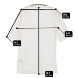 FILATURES DU LION superwashed E11/003 サイズ2 Uネック 五分袖 Ｔシャツ カットソー ホワイト レディース フィラチュールドュリオン【中古】6-0531S♪