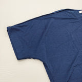 DoCLASSE 未使用品 19251-490 サイズM ドルマンスリーブ 半袖Ｔシャツ カットソー ミッドナイトブルー レディース ドゥクラッセ【中古】6-0531S♪
