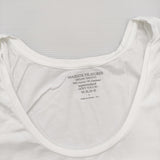MAJESTIC FILATURES E18/01-09 superwashed サイズ1 ソフトタッチ レーヨン タンクトップ ホワイト レディース マジェスティックフィラチュール【中古】6-0531S♪