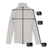 MAJESTIC FILATURES superwashed ソフトタッチ タートルネック 長袖Ｔシャツ カットソー ロンＴ ライトグレー レディース マジェスティックフィラチュール【中古】6-0819M∞