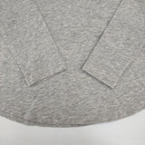 MAJESTIC FILATURES カシミヤ混 長袖Ｔシャツ カットソー ロンＴ グレー レディース マジェスティックフィラチュール【中古】6-0819M∞
