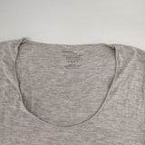 MAJESTIC FILATURES superwashed ソフトタッチ 長袖Ｔシャツ カットソー ロンＴ グレージュ レディース マジェスティックフィラチュール【中古】6-0819M∞