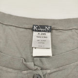 KRISTENSEN DU NORD X-285 フレンチスリーブ サイズ1 ヘンリーネック 半袖Ｔシャツ カットソー グレー レディース クリステンセン ドゥ ノルド【中古】6-0531S♪